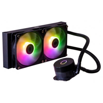 Cooler Master MasterLiquid 240L Core ARGB Carcasa del ordenador, Procesador Kit de refrigeración líquida 12 cm Negro (Espera 4 dias)