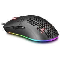 MOUSE MARS GAMING RGB MMAX DISEO HIVE BLACK 12400dpi