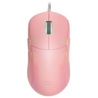 MOUSE MARS GAMING RGB MMPRO PINK AMBIDIESTRO 32K DPI