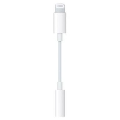 ADAPTADOR APPLE LIGHTNING A JACK 3,5MM BLANCO