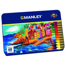 ESTUCHE 60 CERAS MANLEY MNC00060 (Espera 4 dias)