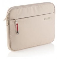 FUNDA PARA PORT&Aacute;TILES DE 13/14 PULGADAS BEIGE BAG TO WORK MIQUELRIUS MR19566 (Espera 4 dias)