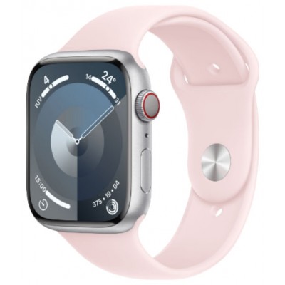 APPLE WATCH SERIES 9 CAJA ALUMINIO GPS+CELL 45mm CORREA DEPORTIVA LIGHT PINK S/M (Espera 4 dias)