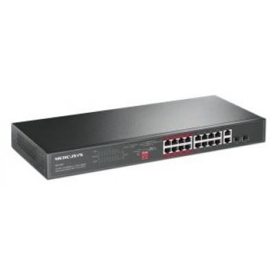SWITCH NO GESTIONABLE MERCUSYS MS118CP 18P 16xRJ45