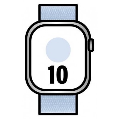APPLE WATCH SERIES 10 CAJA ALUMINIO GPS 42mm CORREA DEPORTIVA LOOP CLOUD (Espera 4 dias)