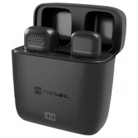 MICROFONO PARA SMARTPHONE NATEC HOPPER LAVALIER WIRELESS USB-C