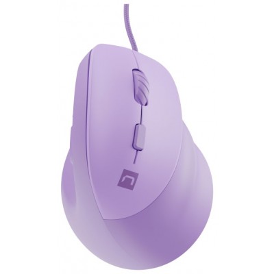 RATON NATEC CRAKE 2 PRO VERTICAL DIESTRO 12.800 DPI OPTICO LAVANDA USB