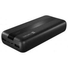 POWER BANK NATEC TREVI 20.000 mAh 2xUSB 2.1A 1xUSB-C NEGRO