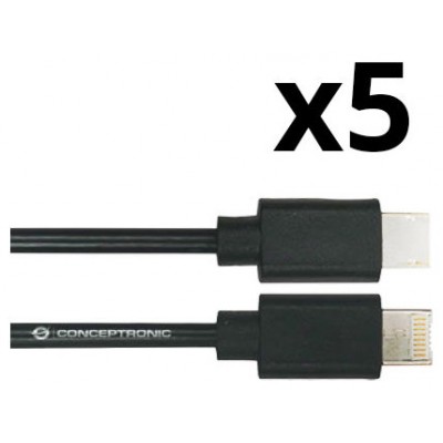 KIT 5 UNIDADES CABLE USB 3.0 A MACHO A USB-C NORTESS