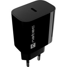 CARGADOR NATEC RIBERA 20W 1XUSB-C PD3.0 NEGRO-SX1 CARGADOR NATEC RIBERA 20W 1XUSB-C PD3.0 NEGRO