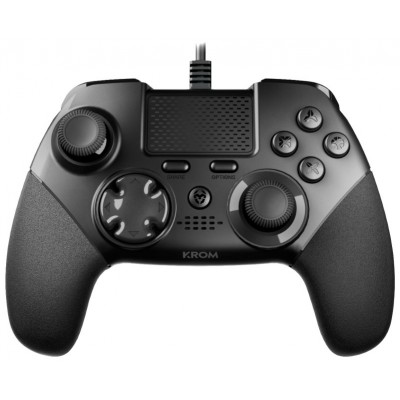 Krom Kaiser Negro USB Gamepad Analógico/Digital PC, PlayStation 4, Playstation 3 (Espera 4 dias)