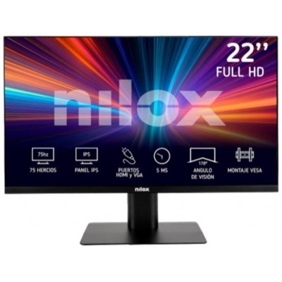 NILOX NXM22FHD11 Monitor 21.5" VA 75hz 5ms VGA HDM