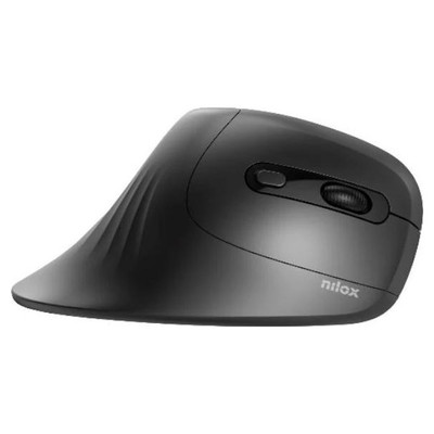 Nilox NXMOEV02 Ratón Vertical Wirelles Sil. Negro-SX3 Nilox NXMOEV02 Ratón Vertical Wirelles Sil. Negro