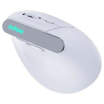 Nilox Rat&oacute;n Wir Vertical Rec. Silen 1600DPI Blanco