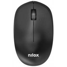 Nilox Ratón Wireless, 1000 DPI, 3 botones, Negro