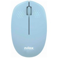 Nilox Ratón Wireless, 1000 DPI, 3 botones, Azul-1SX Nilox Ratón Wireless, 1000 DPI, 3 botones, Azul
