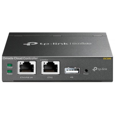 CONTROLADOR CLOUD OMADA TP-LINK OC200 2PTOS ETHERNET 1PTO MICROUSB SOPORTE CLOUD (Espera 4 dias)