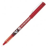 BOLIGRAFO ROLLER TINTA LIQUIDA V5 ROJO PILOT BX-V5-R (MIN12) (Espera 4 dias)