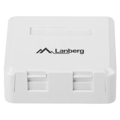 ROSETA DE SUPERFICIE LANBERG PARA 2 MODULOS KEYSTONE