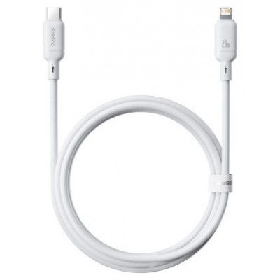 OS-BASEUS SILKY SERIES FAST CHARGING CABLE TYPE-C TO IP 20W 1M MOON WHITE (Espera 4 dias)-SX4 OS-BASEUS SILKY SERIES FAST CHARGING CABLE TYPE-C TO IP 20W 1M MOON WHITE (Espera 4 dias)
