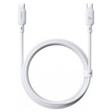OS-BASEUS SILKY FAST CHARGING DATA CABLE USB-A TO USB-C 3A 1M MOON WHITE (Espera 4 dias)