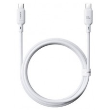 OS-BASEUS SILKY SERIES FAST CHARGING CABLE TYPE-C TO TYPE-C 100W 1M MOON WHITE (Espera 4 dias)