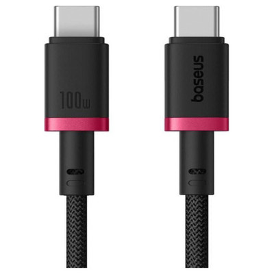 BASEUS DURA SERIES FAST CHARGING CABLE TYPE-C TO TYPE-C 100W 1M RED+BLACK (Espera 4 dias)-SX64 BASEUS DURA SERIES FAST CHARGING CABLE TYPE-C TO TYPE-C 100W 1M RED+BLACK (Espera 4 dias)