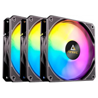 VENTILADOR CAJA ANTEC P12 ARGB 3X VENT REVERSE 120MM RGB NEGRO