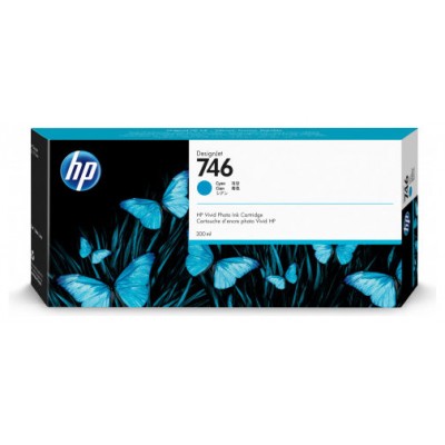 HP nº746 300-ml Cyan Ink Cartridge