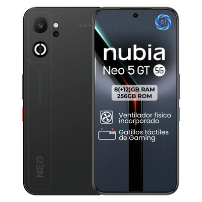ZTE NUBIA NEO 5 GT 5G 8+256 NEGRO (Espera 4 dias)-SX37 ZTE NUBIA NEO 5 GT 5G 8+256 NEGRO (Espera 4 dias)