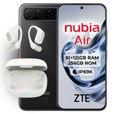 ZTE NUBIA AIR STREAM BLACK + LIVE FLIP (Espera 4 dias)