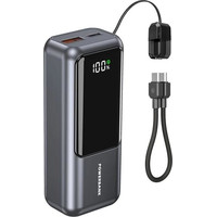 Gembird Powerbank con LCD 10000 mAh Gris-2SX Gembird Powerbank con LCD 10000 mAh Gris