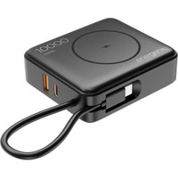 Gembird Powerbank inalámbrico 10000 mAh Negro-2SX Gembird Powerbank inalámbrico 10000 mAh Negro