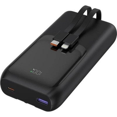 Gembird Powerbank con cables 20W 20000 mAh-SX2 Gembird Powerbank con cables 20W 20000 mAh