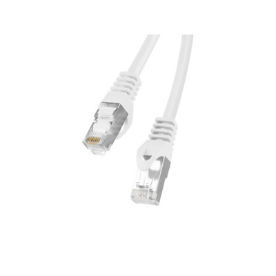 CABLE RED LANBERG LATIGUILLO CAT.6 FTP 1M BLANCO FLUKE PASSED