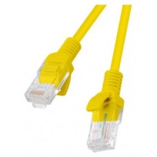 CABLE RED LANBERG CAT.5E UTP 5M AMARILLO FLUKE PASSED