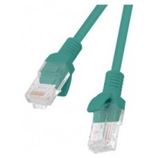 CABLE RED LANBERG LATIGUILLO CAT.6 UTP 0.50M VERDE FLUKE  PASSED