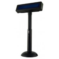 VISOR POSIFLEX VFD FLUORESCENTE 2X20 USB NEGRO PD-2800IIUN