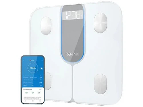RENPHO ELIS 1C - SMART BODY SCALE - BLE - 3AAA - 11X11X1INCH / 28X28X2.5CM - WHITE (Espera 4 dias)-SX6 RENPHO ELIS 1C - SMART BODY SCALE - BLE - 3AAA - 11X11X1INCH / 28X28X2.5CM - WHITE (Espera 4 dias)