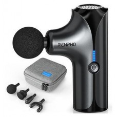 RENPHO MINI - MASSAGE GUN - 4 HEADS - 5 SPEEDS - BLACK (Espera 4 dias)-SX17 RENPHO MINI - MASSAGE GUN - 4 HEADS - 5 SPEEDS - BLACK (Espera 4 dias)