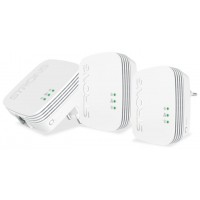 Strong Powerline 600 Triple Pack Mini 600 Mbit/s Ethernet Blanco 3 pieza(s) (Espera 4 dias)