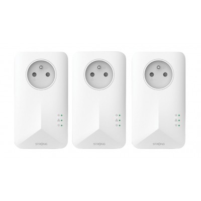 Strong Powerline 1000 1000 Mbit/s Ethernet Blanco 3 pieza(s) (Espera 4 dias)