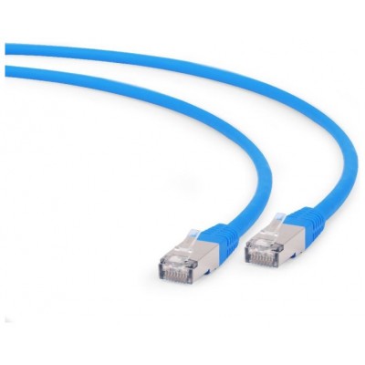 CABLE RED S-FTP GEMBIRD CAT 6A LSZH AZUL 0,5 M