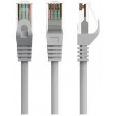 CABLE RED GEMBIRD UTP CAT6 0,50M COBRE GRIS