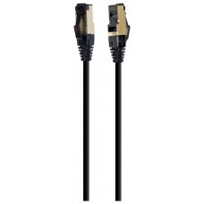 CABLE RED S-FTP GEMBIRD  CAT 8 LSZH NEGRO 1,5 M
