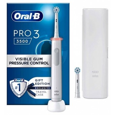 CEPILLO DENTAL BRAUN ORAL-B PRO 3 3500 BLANCO