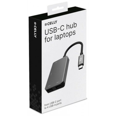 Celly HUB C A 4USB - FUNCIONALIDAD PLUG & PLAY