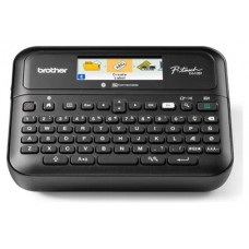 BROTHER Rotuladora electrónica de sobremesa PT-D610BTVP con pantalla a color, teclado, conexión a