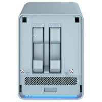 QNAP QMiroPlus-201W NAS Escritorio Intel® Celeron® J4125 4 GB DDR4 0 TB QNAP Turbo System Azul (Espera 4 dias)