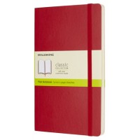 LIBRETA CLASICA TAPA BLANDA ROJO ESCARLATA L (13X21CM) LISA MOLESKINE QP618F2 (Espera 4 dias)